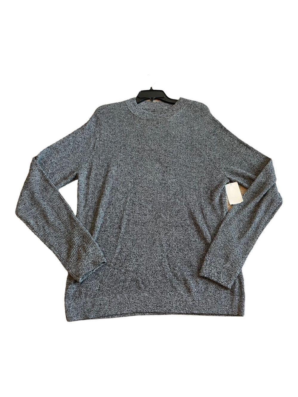 nordstrom black/white marble crew neck sweater